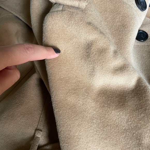 Burberry Buckingham Tan Wool Cashmere Double Breasted Belted Coat - Picture 14 of 16